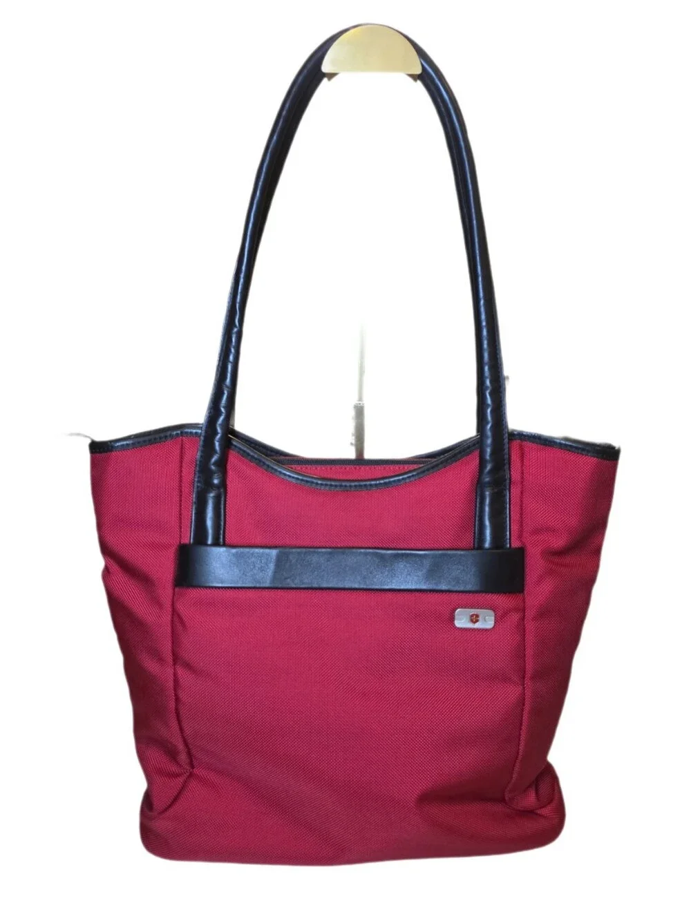 Victorinox Mobilizer NXT 4.0 Large Canvas Tote Bag - Red & Black EUC